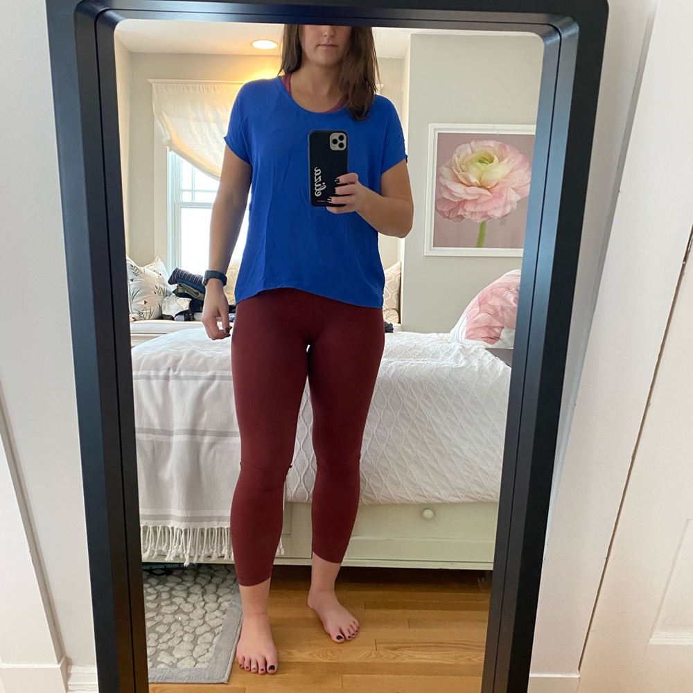 Flowy blue blouse